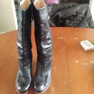 Coach leather boots